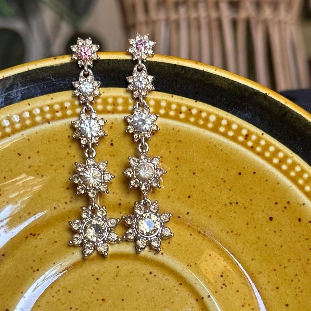Gold Floral Earrings